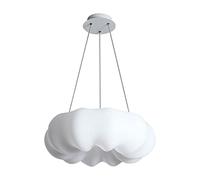 HXFFXHF Pumpkin Cloud Chandelier Nordic Minimalist Pendant Light Restaurant Kindergarten Creative Bedroom Children's Room Ceiling Hanging Fixtures Lighting Interesting Life (White Light 65