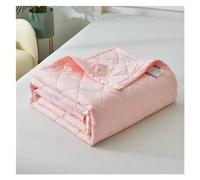 HXFFXHF Quilt Cotton Blanket Embroidered Solid Color Bed Cover Bedspread Washable Summer Twin Queen Bedding Home Textiles Bed Four Pieces Set(B,150x200cm1kg)