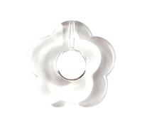 HXFFXHF Resin Flower Pendant Hollow 5 Petals Flower Charm Jewelry Supplies Necklace Bracelet Earring Jewelry Making