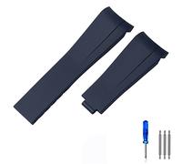 HXFFXHF Rubber Silicone Watchband 20mm 21mm For submariner daytona DEEPSEA Oysterflex -Strap Watches Band GMT watch