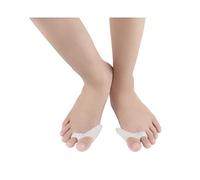 HXFFXHF Silicone Gel Toe Seperators with Bunion Protector-Toe Straightener for Hallux Valgus-Toe Separator-Eases Pain on Sore Bunion Joint-Foot Care
