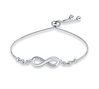 HXFFXHF Silver Color Charm Bracelet Rose Golden Color Daisy Flower Barrel Clasp Snake Chain Sliding Bangle Women Jewelry