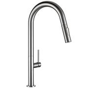HXFFXHF Sink Taps Brass Black Plus Gold Rotation Kitchen Hot Cold Water Sink Taps Pull Out Spout Deck Mounted Kitchen Faucet