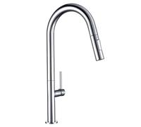 HXFFXHF Sink Taps Brass Brushed Gold Black Rotation Kitchen Hot and Cold Water Sink Taps Pull Out Spout Kitchen Faucet