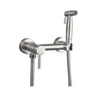 HXFFXHF Stainless Steel Bidet Faucet Hygienic Shower Bidet Sprayer Cold Hot Water Portable Bidet Toilet Shower Bidets Kitchen Sink Faucet