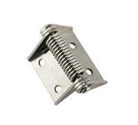 HXFFXHF Stainless Steel Self Closing Return Spring Large Load Bearing Hinge 1Pcs(83mm StainlessSteel)
