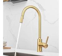 HXFFXHF Taps Faucet Faucet Pull Out Hot and Cold Brushed d Black Single Handle Single Hole Sink Faucet Faucet