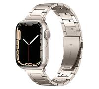 HXFFXHF Upgraded No Tools Needed Stainless Steel Link Bracelet Compatible with Band 49454442mm 414038mm,Quick Release Adjustable Business Solid Metal Watch Strap for iWatch Strap