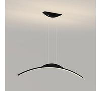 HXFFXHF Vintage Arched Linear Pendant Lighting Chandelier Hanging Light Fixture Nordic Strip Kitchen Island for Office Dining Table