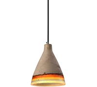 HXFFXHF Vintage Industrial E26 Bedroom Chandelier, American Village Style Pendant Light for Restaurant Dining Room, Concrete Cement Pendant Light-A 17x