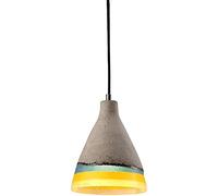 HXFFXHF Vintage Industrial E26 Bedroom Chandelier, American Village Style Pendant Light for Restaurant Dining Room, Concrete Cement Pendant Light-A 17x