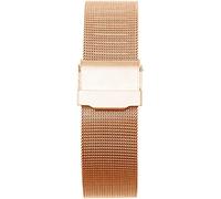 HXFFXHF Watch Strap Adjustable Stainless Steel Mesh Replacement Watch Band Breathable and Waterproof men's watches bands wrist accessories Rose gold color-22mm