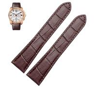HXFFXHF Watch Strap For Tank Calibre Series Genuine Leather Mechanical Watch Men And Women 20mm 22mm 23mm 25mm Watch Band