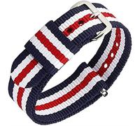 HXFFXHF Watch Strap Premium Nylon Replacement Watch Bands for Men and Women Mesh Replacement Watch Band Breathable D-19mm (Color : I, Size : 17mm)