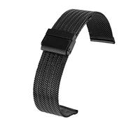 HXFFXHF Watch Strap Stainless Steel mesh Strap 18mm 20mm 22mm 24mm in Strap Replacement Watch Bracelet Bracelet