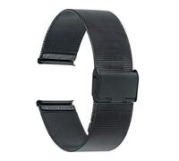 HXFFXHF watch strap universal watchband 16mm 18mm 20mm 22mm 24mm mesh stainless steel band link bracelet black rose gold silver