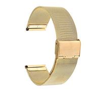 HXFFXHF watch strap universal watchband 16mm 18mm 20mm 22mm 24mm mesh stainless steel band link bracelet black rose gold silver