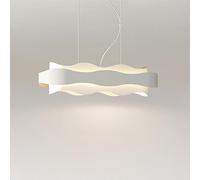 HXFFXHF White Cream LED Chandelier Cloud Shape Hanging Lamp Cute Pendant Light LED Suspension Lighting Fixtures Aluminium Indoor Lighting Adjustable Lighting for Bedroom Kitchen Island CAF