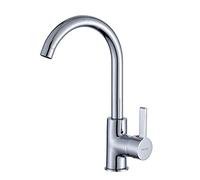 HXFFXHF ZEDARO Kitchen Faucet Alloy Kitchen Sink Faucet Cold and Hot Water Mixer Single Handle Rotary Lead-Free Plating Single Connection