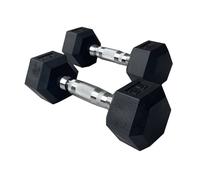 HXGN 2 x 2.5kg Pro Hex Dumbbells (Pair) in Black HXGN Black 2.5kg