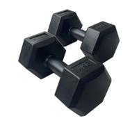HXGN 2 x 4kg Hex Dumbbells