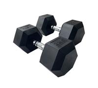 Hxgn Pro Hex Dumbbells - Pair 2 X 22.5Kg Heavy-Duty Hex Dumbbells