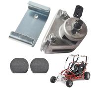 HXGXKBQ Go Kart Mechanical Brake Caliper and Bracket with Pads for Manco 9598 9597 Yerf-Dog, Carter, ASW, Bristers, Airheart MB-1 fit Predator 212cc 196cc Go Kart Brake System