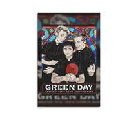 HXHDESIGN Green Day-Greatest Hits God's Favorite Band Poster, Music Canvas Prints for Bedroom, Living Room Wall Deco 12x18inch(30x45cm) Unframe-style