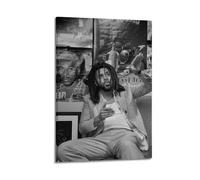HXHDESIGN J Cole Poster, Music Canvas Prints for Bedroom, Living Room Wall Deco 20x30inch(50x75cm) Frame-style
