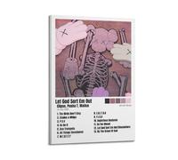 HXHDESIGN Let God Sort Em Out - Clipse, Pusha T, Malice Poster, Music Wall Art Canvas Prints for Bedroom, Living Room Wall Deco 08x12inch(20x30cm) Frame-style