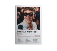 HXHDESIGN QUEVEDO - Buenas Noches Poster, Music Wall Art Canvas Prints for Bedroom, Living Room Wall Deco 08x12inch(20x30cm) Unframe-style