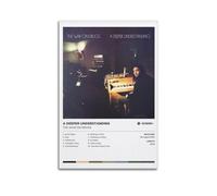 HXHDESIGN The War On Drugs - A Deeper Understanding Poster, Music Wall Art Canvas Prints for Bedroom, Living Room Wall Deco 08x12inch(20x30cm) Unframe-style