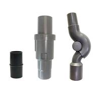 Hxhsgmeh 3 Piece Set Universal Elbow Adapter Bottom 35-32mm Bore Quick Release Tool Bottom Adapter Vacuum Cleaner Replacement Accessories