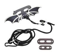 Hxhsgmeh Bearded Dragon Lizard Leash Harness - 3 Size Pack Dinosaur Wing Lizard Harness Leash for Bearded Dragon Lizard Easy to Use Silver