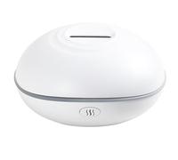 Hxhsgmeh Humidifier Mist Type Mini Air 3D Simulation Flame Humidifier Can Add Aromatherapy USB Plug-in 15.2x15.2x7.7cm White