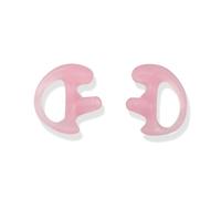 Hxhsgmeh Replaceable Silicone Earplugs Triangle Earpod with Air Tube Headset Pink L Size Earplugs Walkie Talkie Spare Parts Parts