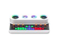 Hxhsgmeh S20 Professional Audio Sound Card with Customize Sound Module Music Card External Audio Interface for Live Sound Card Easy to Use,C