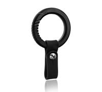 Hxhsgmeh Titanium Alloy Keychain Leather Car Keychain Suitable for Unisex Key Pendant - Leather Strap Easy to Use