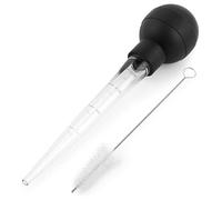Hxhsgmeh Turkey Baster Silicone Suction Bulb with Cleaning Brush for Flavor Meat Poultry Beef Baking Injecting Marinade BBQ Tools