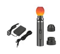 Hxhsgmeh Wireless Rechargeable LED Bright Cool Light Egg Candler Tester for Monitoring Eggs Development with 2 Soft Rubber
