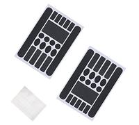 HXHWKEN 2Pcs Bicycle Chainstay Stickers Bike Frame Protector Sticker Bike Chain Protection Decal Sticker for Most Bikes, Carbon Black