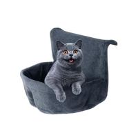 HXIAJHBIN Warmer, Round Cat Hanging Bed, Winter Warmth, Pet Sleeping Bag, No Installation of Heating, Hanging Bed,