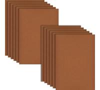 HXJDAM 10 Pcs 20x30cm Brown Felt Fabric, 2mm Thick Brown Felt Sheets, Felt for Crafting & Arts, Sewing & DIY Projects, Halloween Christmas Fabric Fall Felt