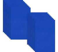 HXJDAM 16 pcs Felt Sheets, 29 cm x 18 cm Blue Felt Fabric, Non-Woven Fabric for DIY Sewing, Crafts, and School Projects (7.2" X 11.6")