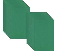 HXJDAM 16 pcs Felt Sheets, 29 cm x 18 cm Green Felt Fabric, Non-Woven Fabric for DIY Sewing, Crafts, and School Projects (7.2" X 11.6")