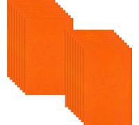 HXJDAM 16 pcs Felt Sheets, 29 cm x 18 cm Orange Felt Fabric, Non-Woven Fabric for DIY Sewing, Crafts, and School Projects (7.2" X 11.6")