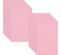 HXJDAM 16 pcs Felt Sheets, 29 cm x 18 cm Pink Felt Fabric, Non-Woven Fabric for DIY Sewing, Crafts, and School Projects (7.2" X 11.6")