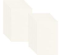HXJDAM 16 pcs Felt Sheets, 29 cm x 18 cm White Felt Fabric, Non-Woven Fabric for DIY Sewing, Crafts, and School Projects (7.2" X 11.6")