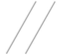 HXJDAM 2 Pcs Stainless Steel Rods 10mm x 300mm Steel Rod Grade 304 Silver Metal Rods for DIY Craft Models Lathe Bar Stock Tool Replacement Mini Shafts Axles and Industrial Drilling Boring Machines