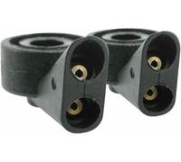 HXJQBD 2 Pcs Front Windscreen Washer Nozzles, for Audi A6 2005-2011 Front Wiper Washer Spray Jet Replacement Parts